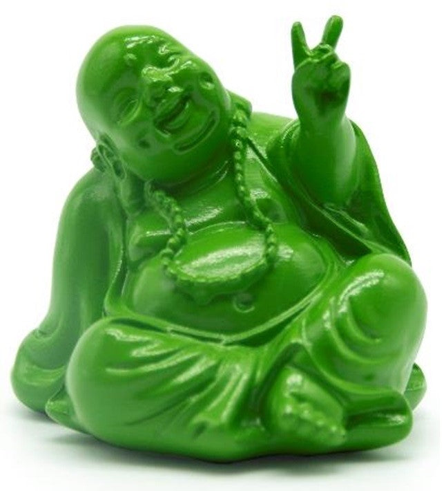Peace Buddha Magnet - Green
