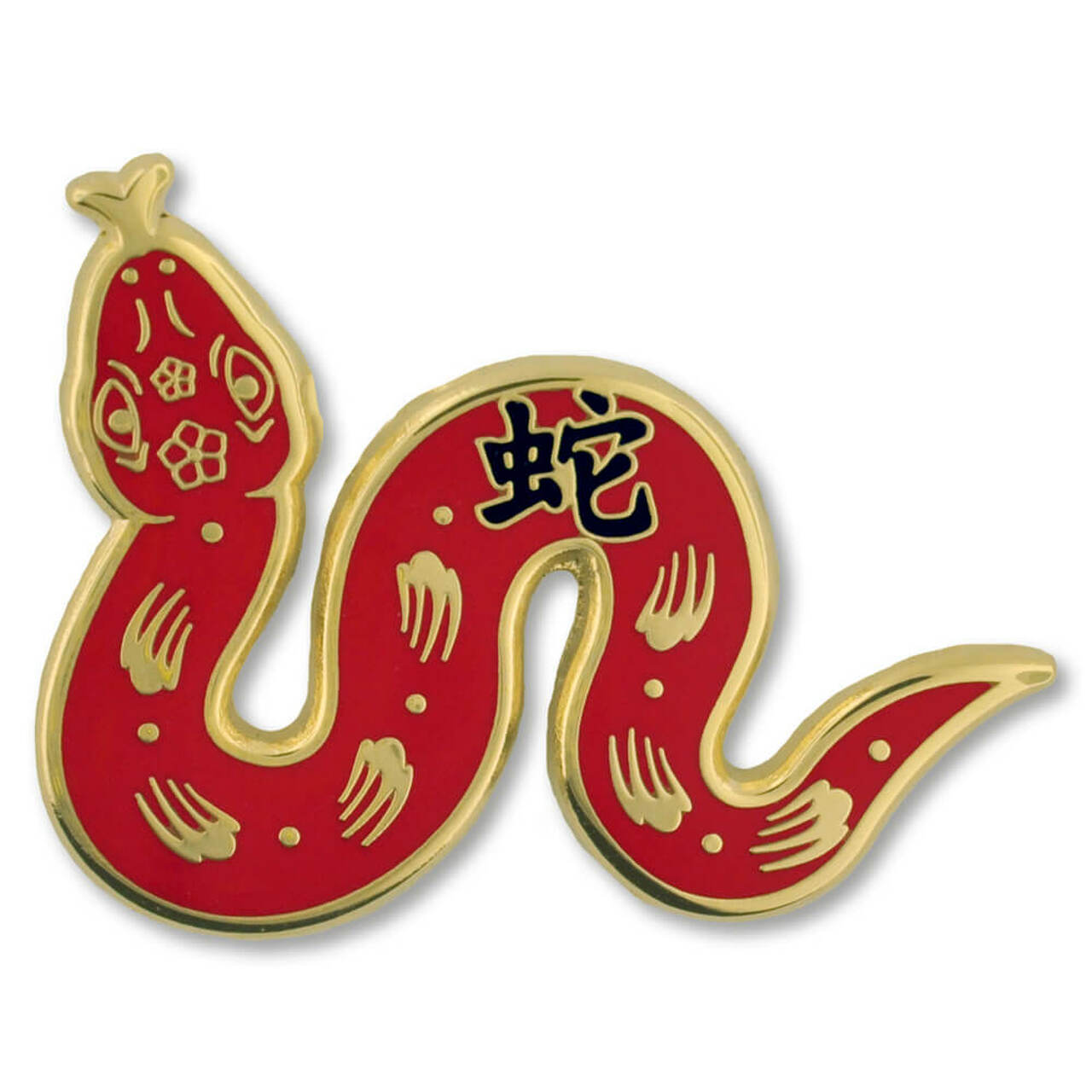 Zodiac Enamel Pin - Snake