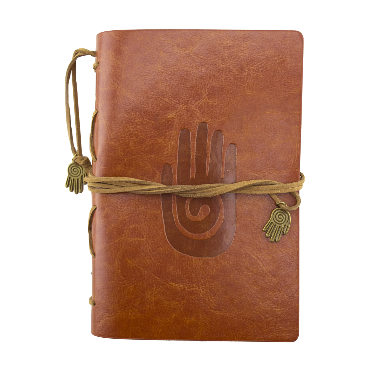 Hamsa Journal - Brown Leatherette