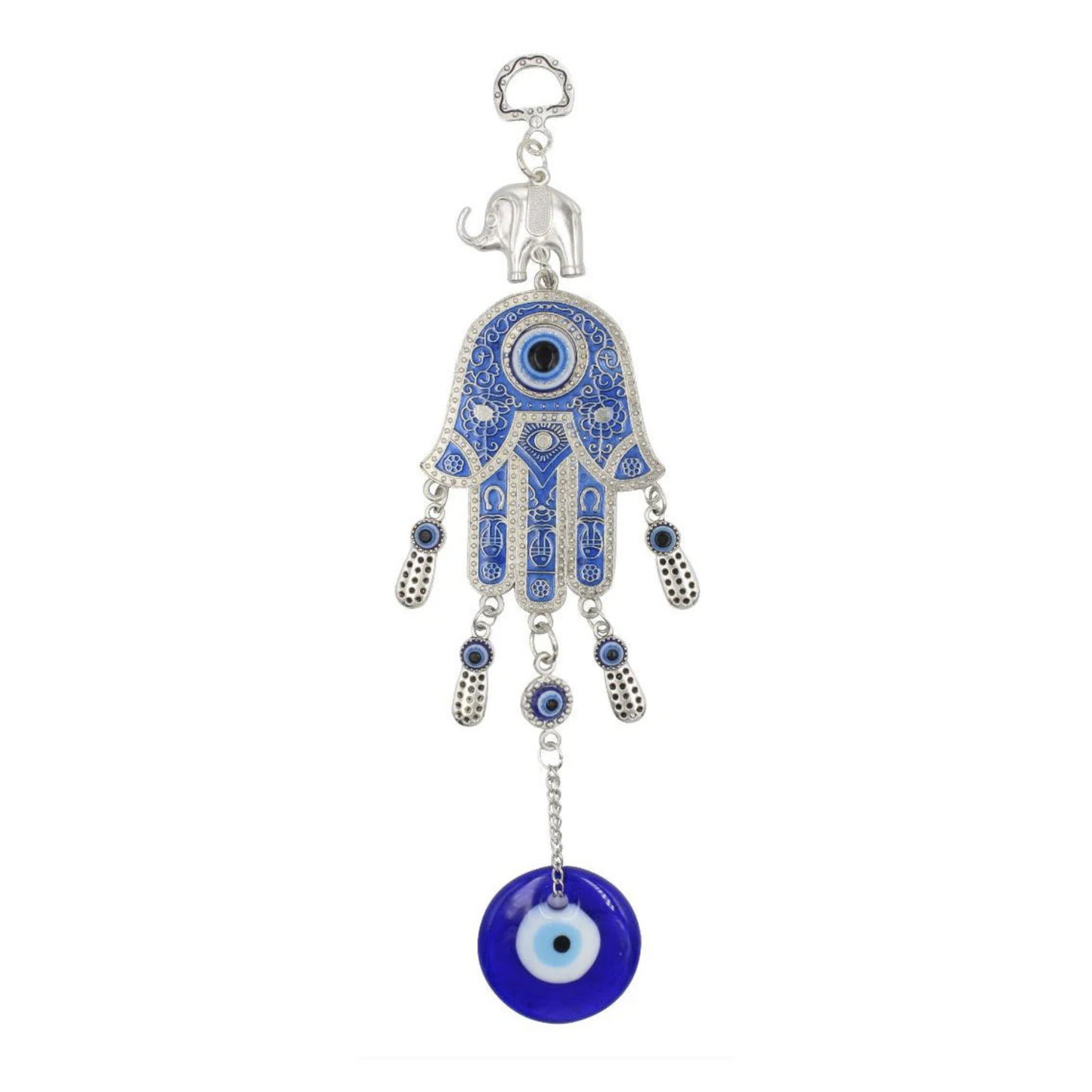 Hamsa Hand Evil Eye Hanging Amulet