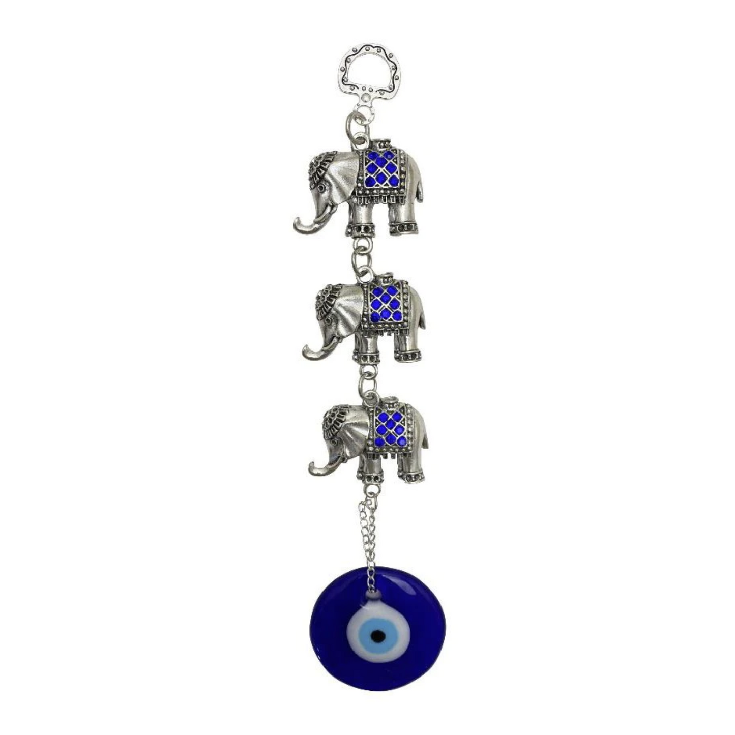 Lucky Elephant Evil Eye Hanging Amulet
