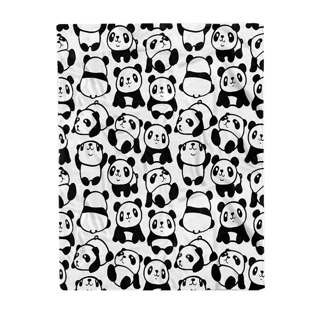 Panda Fleece Throw Blanket