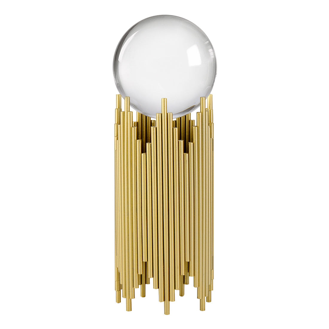 Crystal Ball Metal Stand - Cylinder