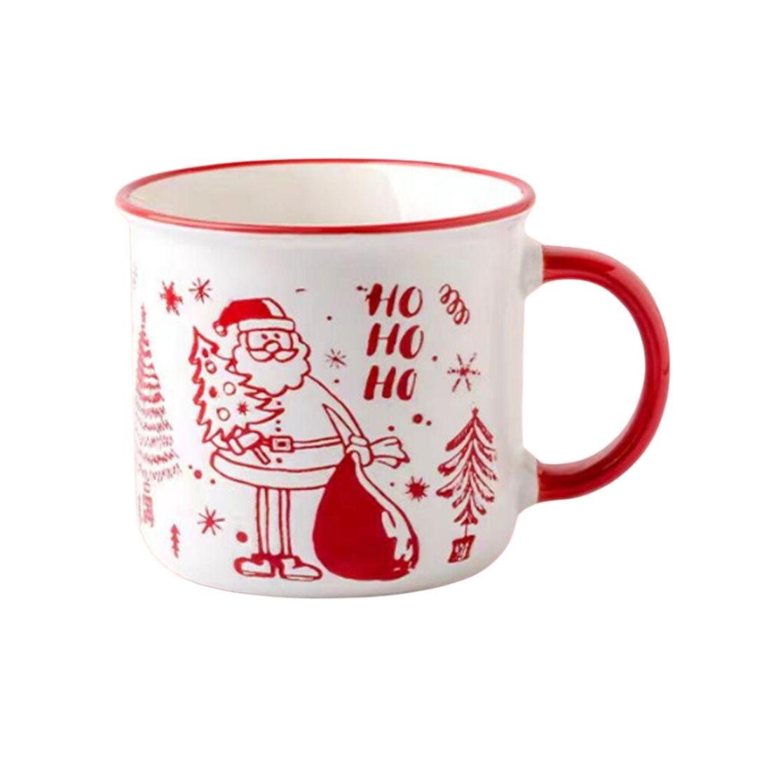 Christmas Campfire Mug - Santa