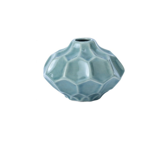 Faceted Mini Vase – Blue