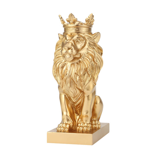 Lion with Crown - Gold