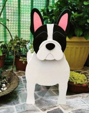 French Bulldog Planter