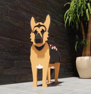 German Shepherd Dog Planter
