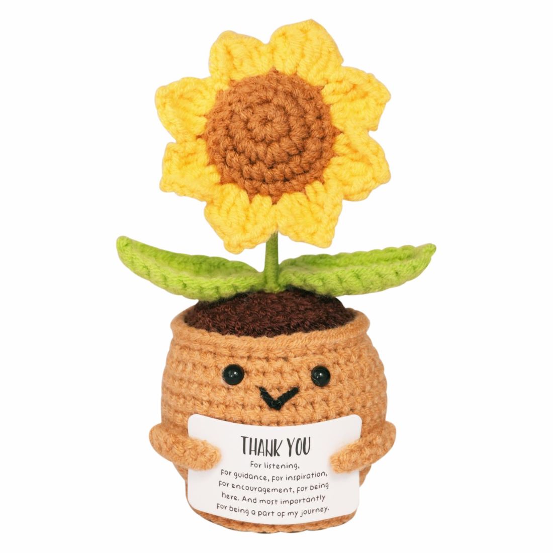 Crochet Positive Pal - Sunflower
