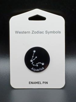Zodiac Enamel Pin - Aquarius