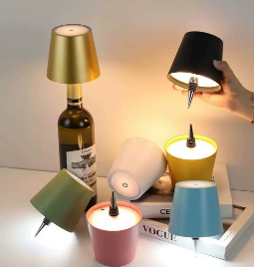 Bottle Top Lamp - Gold