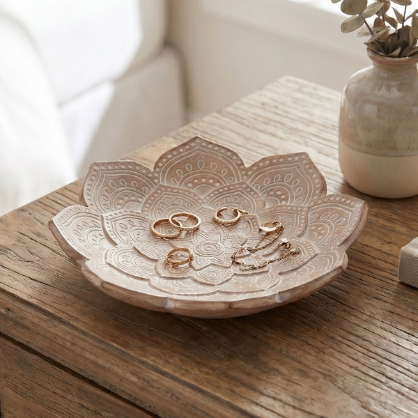 Lotus Trinket Dish – Cast Resin