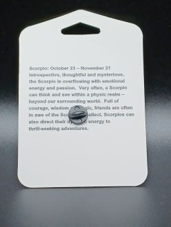 Zodiac Enamel Pin - Scorpio