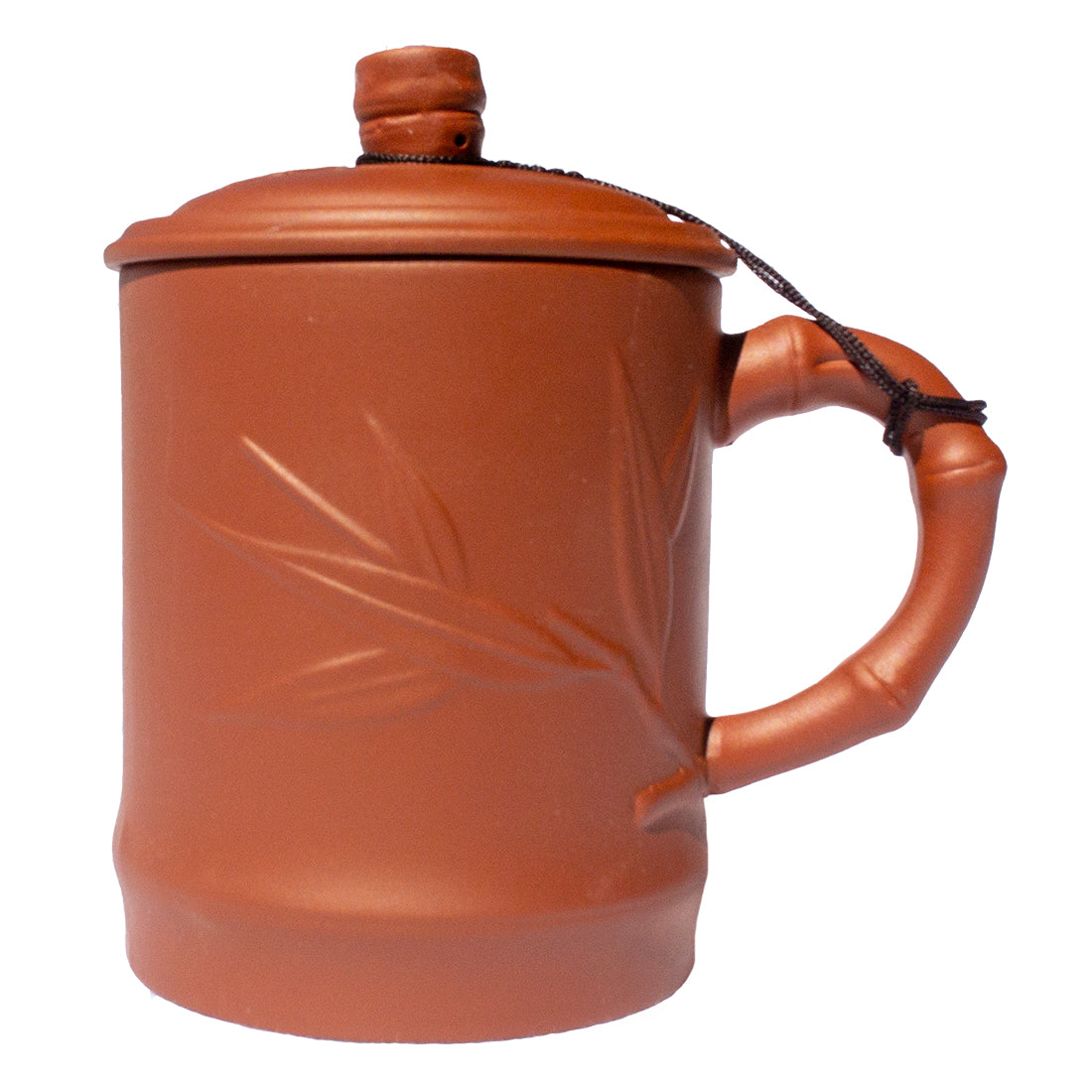 Yi Xing Clay Mug - Embossed Bamboo - Brown - Original Source