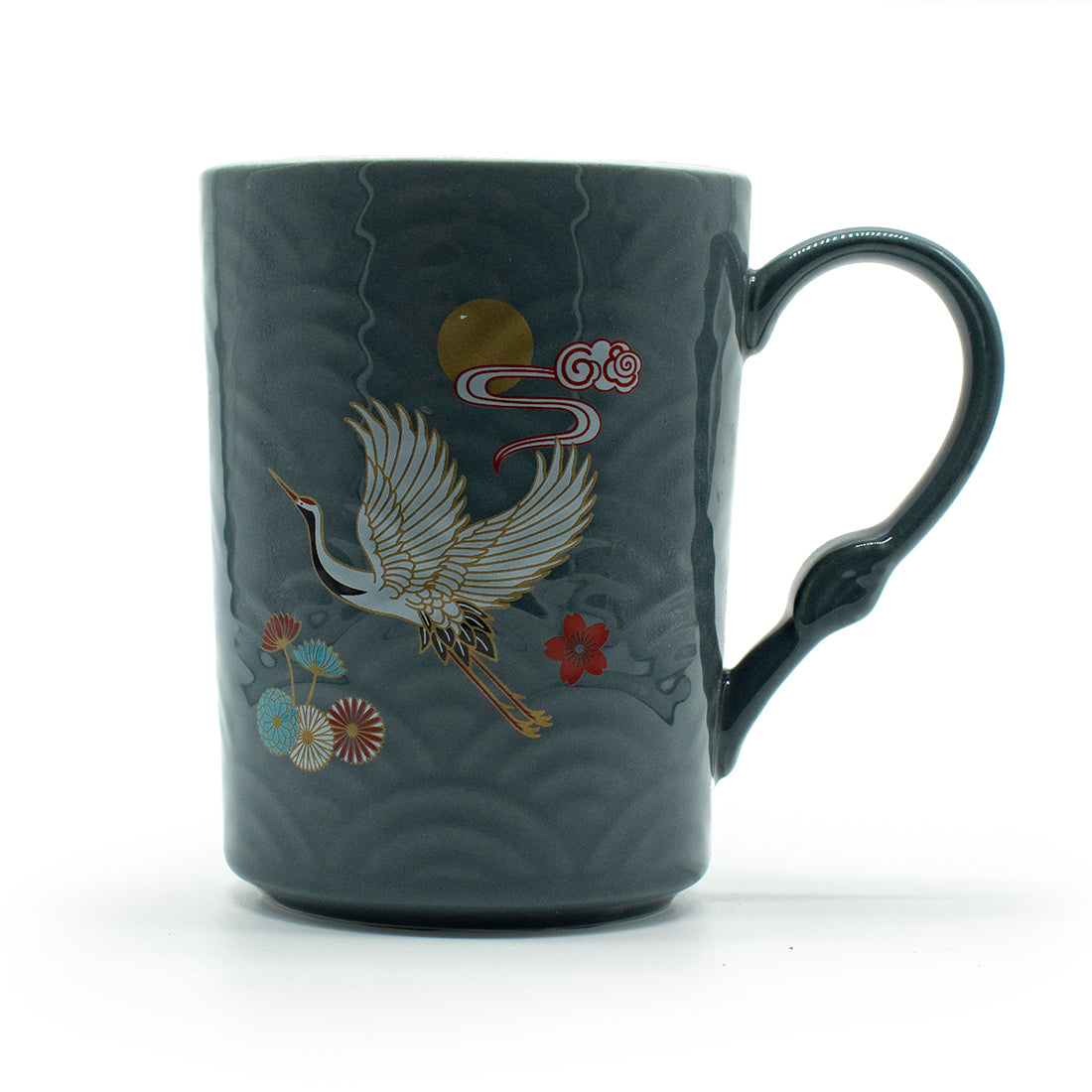 Elegant Ceramic Crane Mug - Original Source