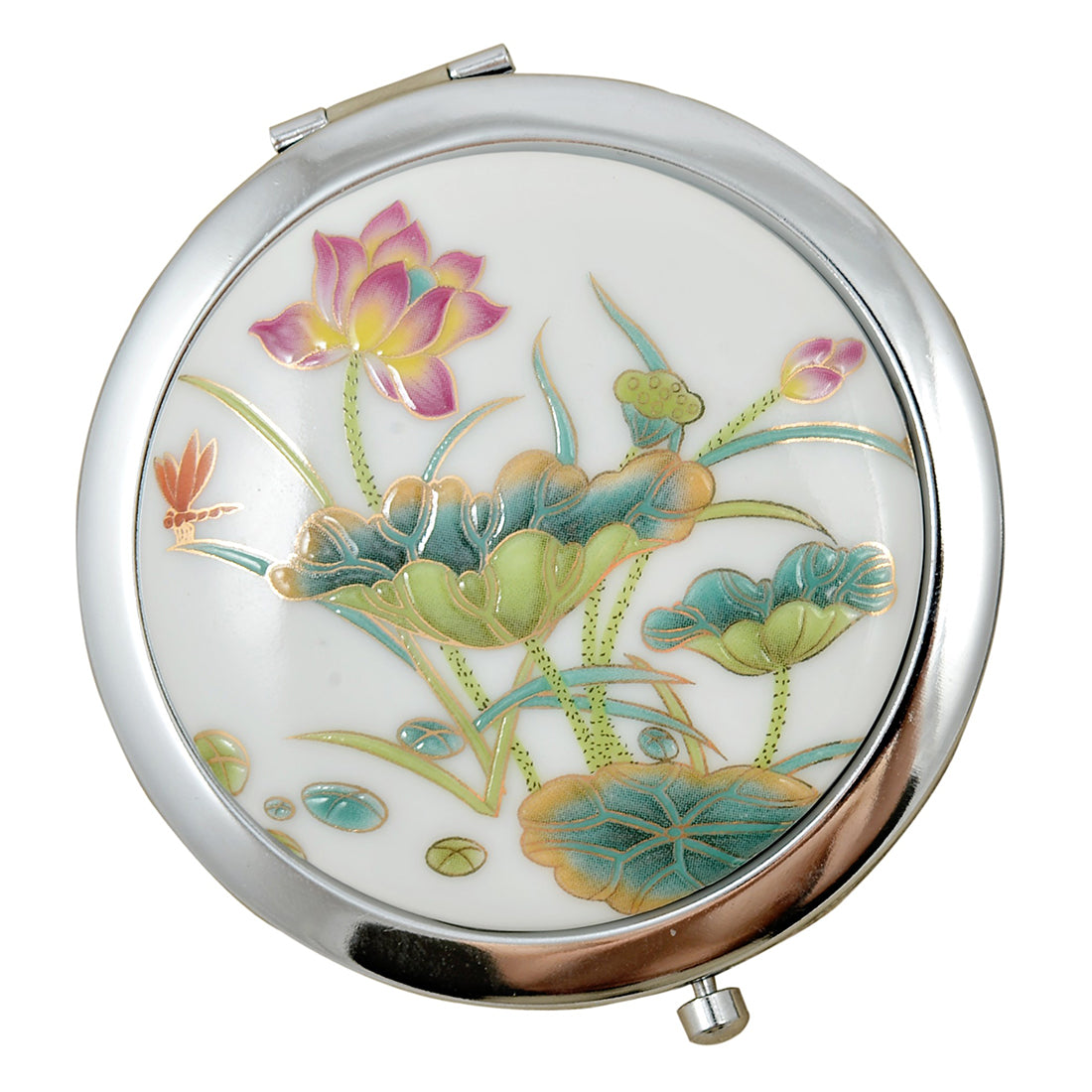 Porcelain Compact Mirrors - Lotus - Original Source