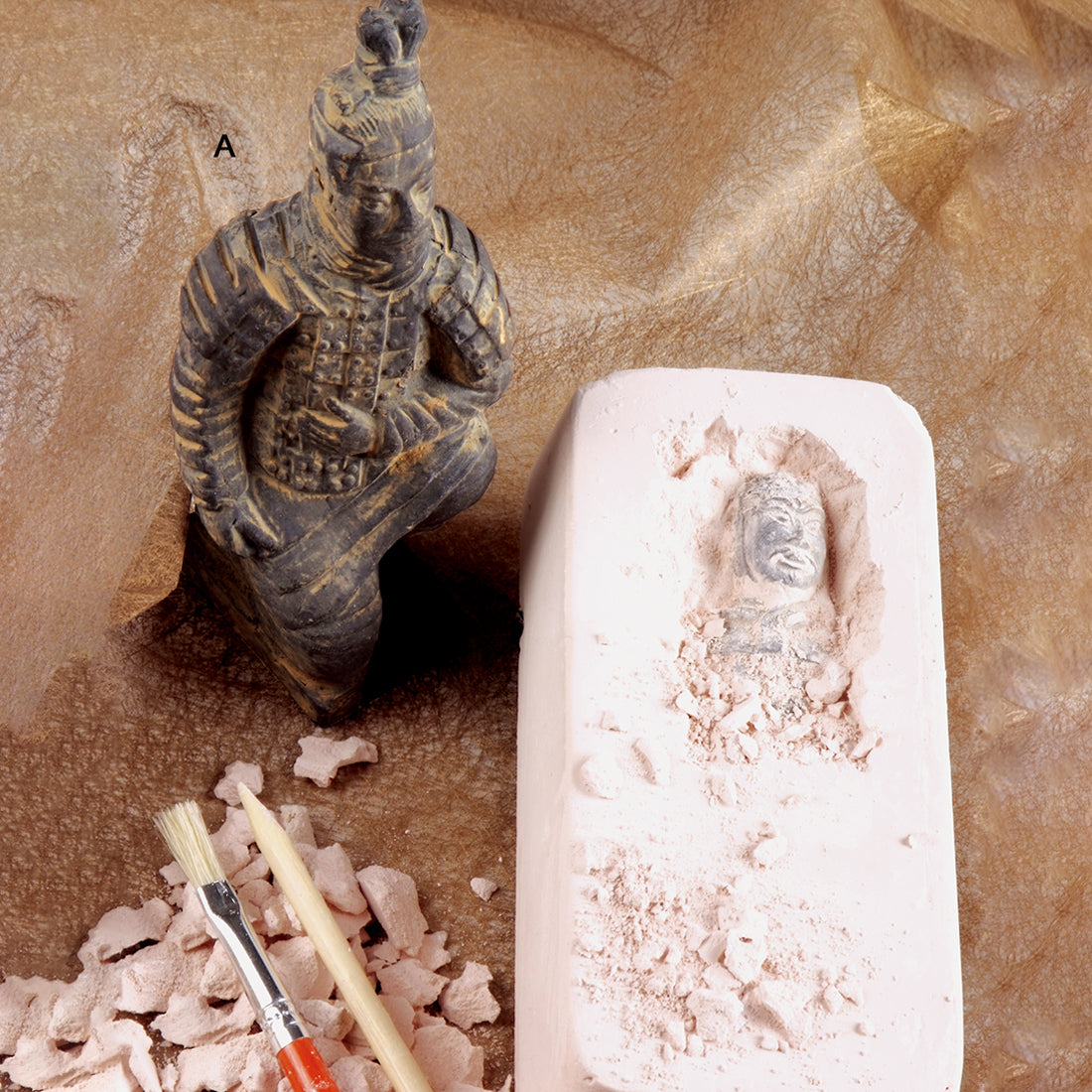 Terra Cotta Warriors Excavation Kit - Kneeling Archer - Original Source