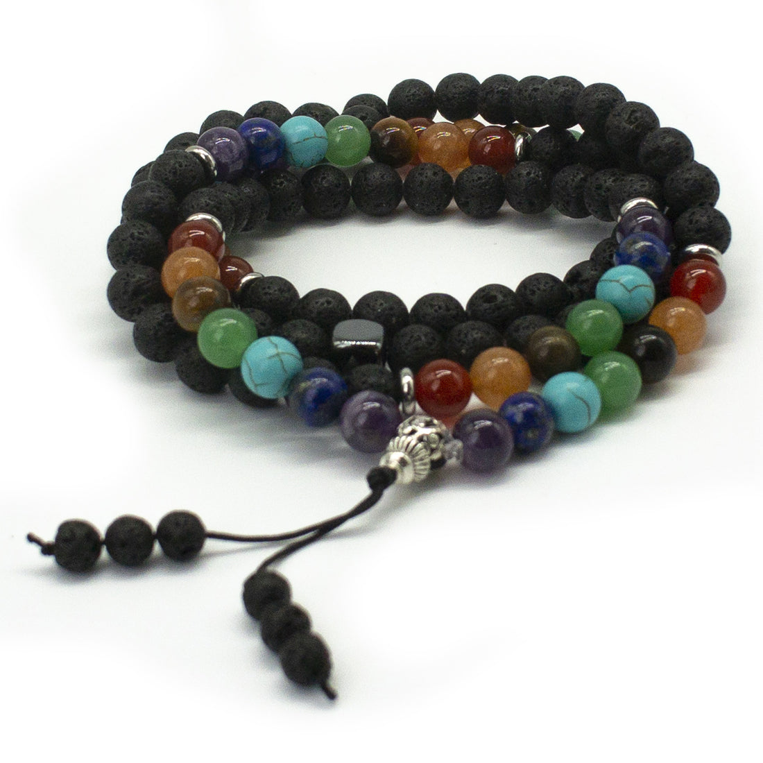 Lava & Chakra Bead Bracelet - Original Source
