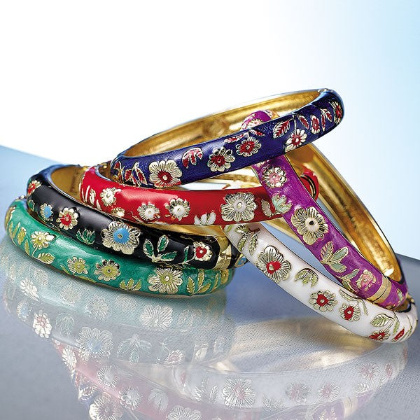 Enamel Bangles - Set of 6 - Original Source