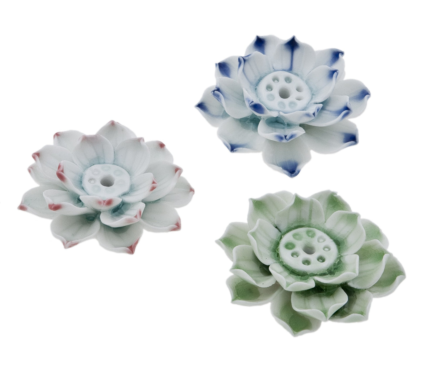 Ceramic Lotus Incense Burner - Pink - Original Source
