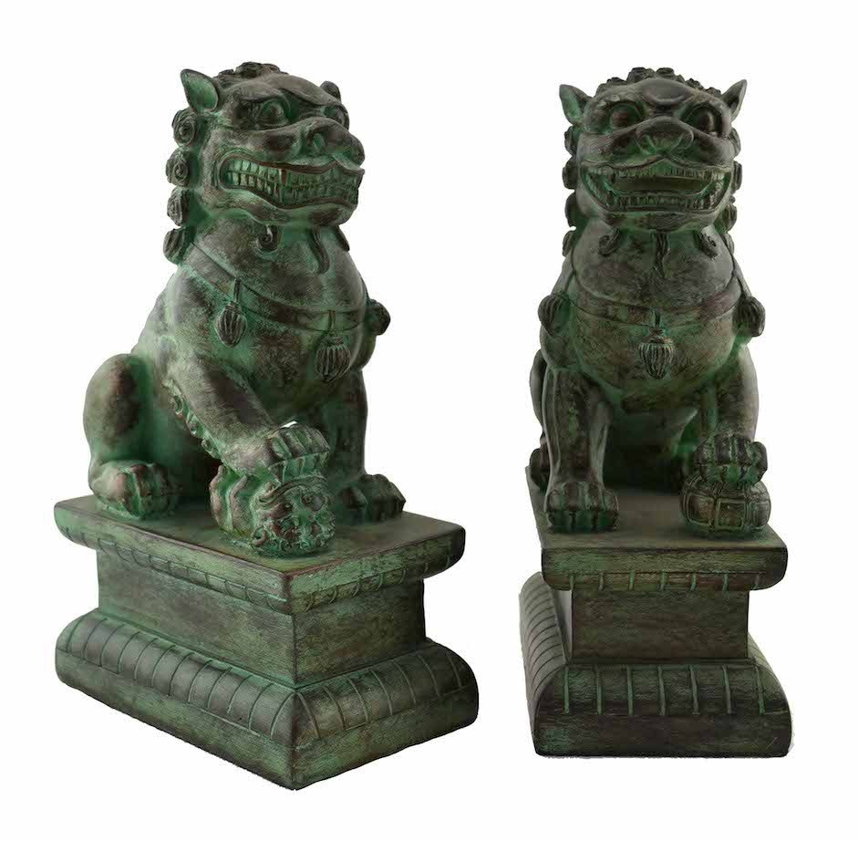 Fu Dog Pair - Bronze Finish - Original Source