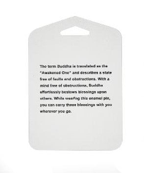 Thumbs Up Buddha Enamel Pin - Green