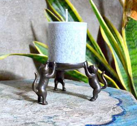 3 Cat Candle Holder - Original Source