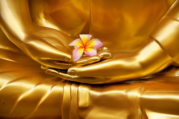 Serenity hands and Buddha