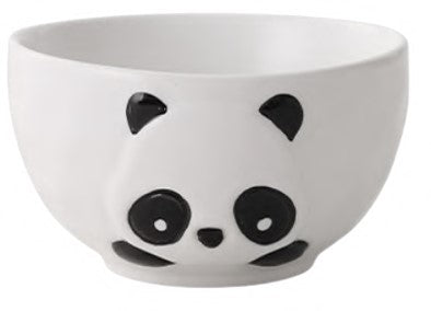 Embossed Ceramic Panda Bowl