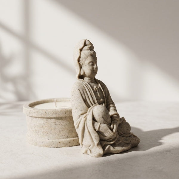 Kwan Yin - Candle Holder