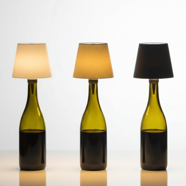 Bottle Top Lamp - Black