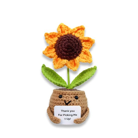 Crochet Positive Pal - Sunflower