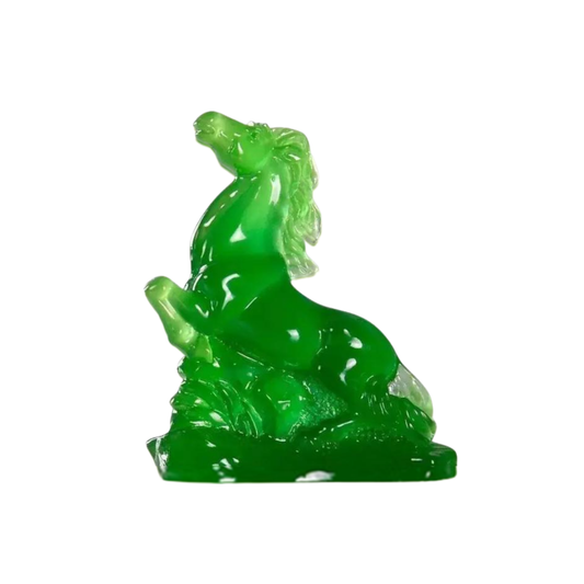 Resin Horse - Green