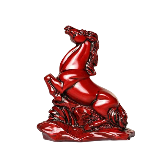 Resin Horse - Red