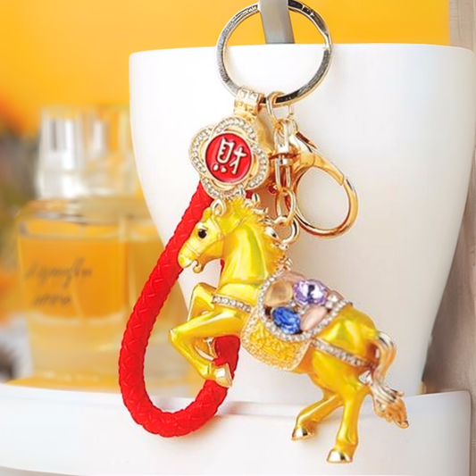 Ornate Horse Keychain