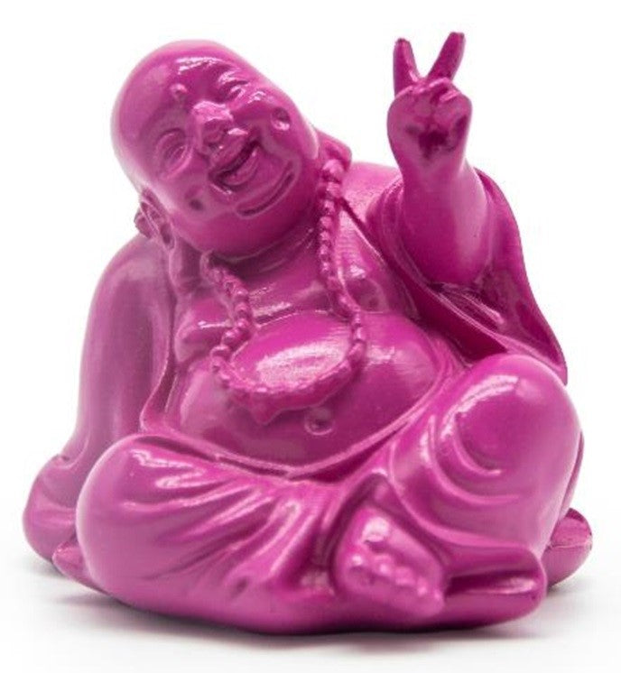 Peace Buddha Magnet - Pink