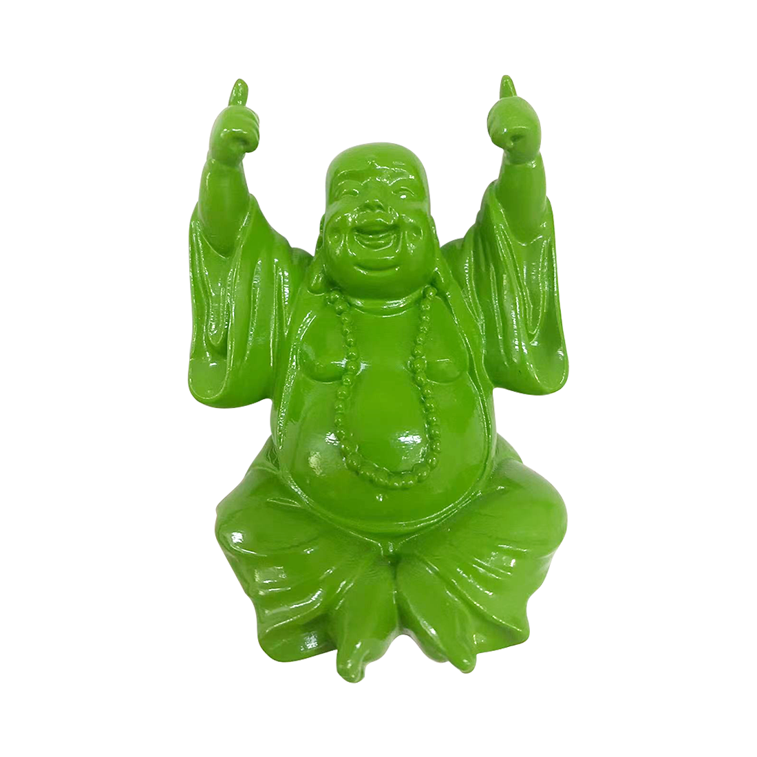 Thumbs Up Buddha Magnet - Green