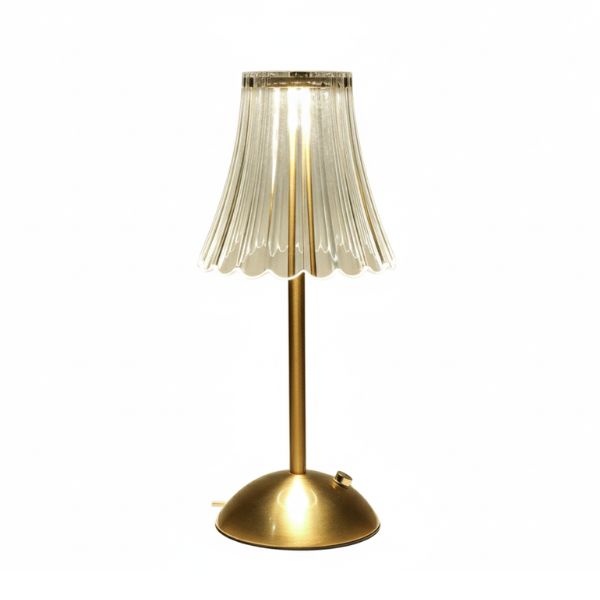 Faux Glass LED Table Lamp - A