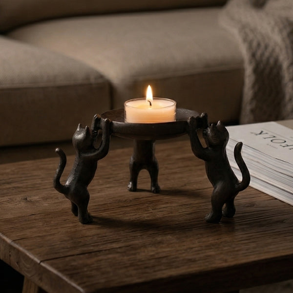 3 Cat Candle Holder
Tealight
Decor
Decoration
Home
Office
Cute
Antique
Unique