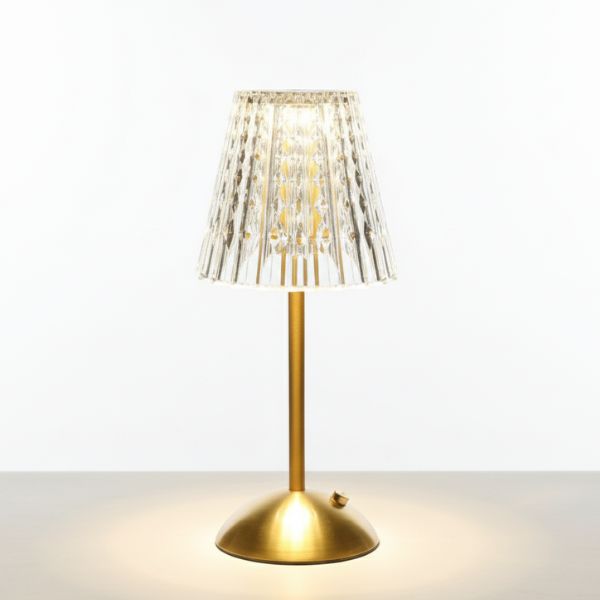 Faux Glass LED Table Lamp - C