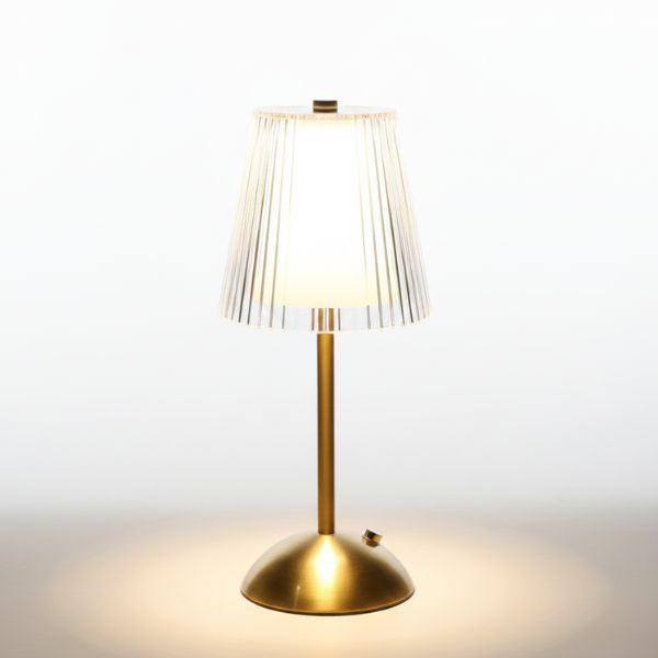 Faux Glass LED Table Lamp - D