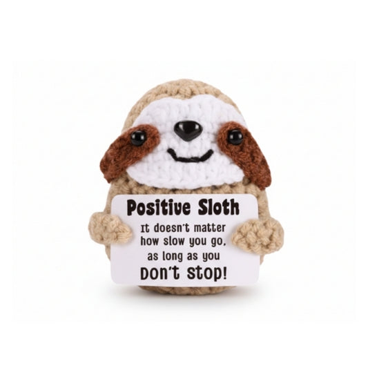 Crochet Positive Pal - Sloth