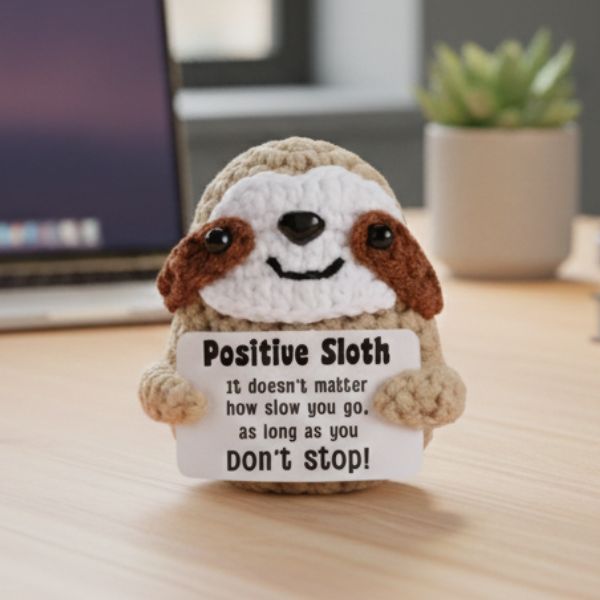 Crochet Positive Pal - Sloth