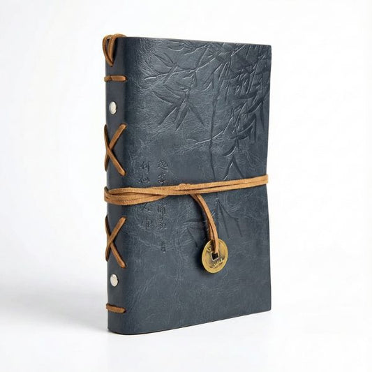 Asian Bamboo Journal -  Grey Leatherette