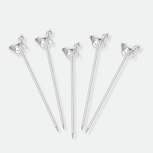 Horse Cocktail Pick - Silver