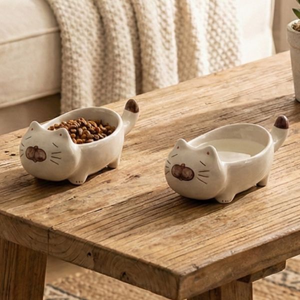 Multi-Use Cat Dish - Set of 2