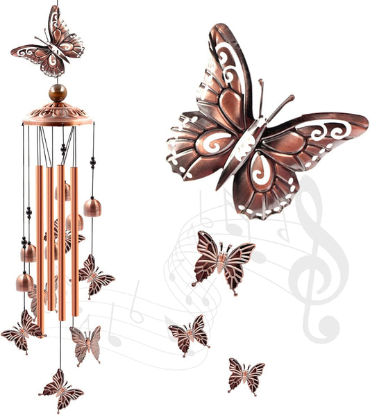 Metal Iron Art Wind Chime - Butterfly