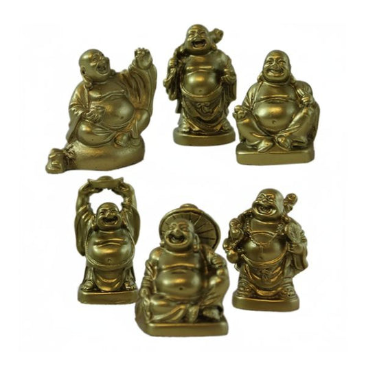 Buddha Set - Resin - Gold