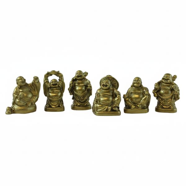 Buddha Set - Resin - Gold
