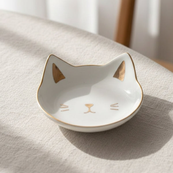Cute Cat Decorative Trinket Dish